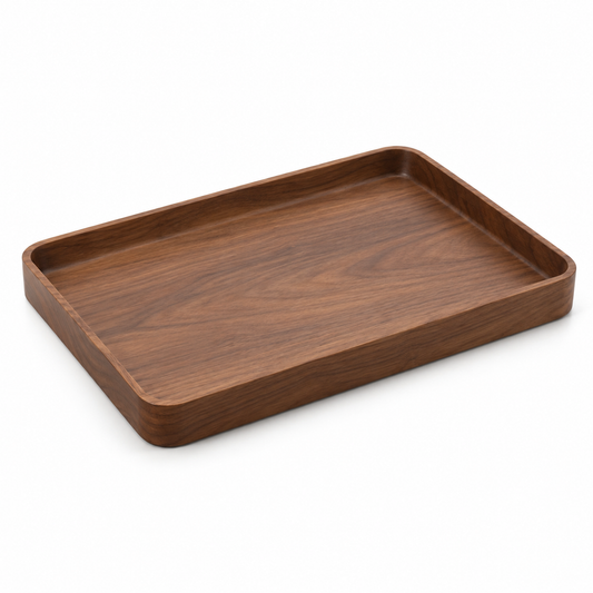 Nestaviar Wood-Look Rectangular Organizer Tray