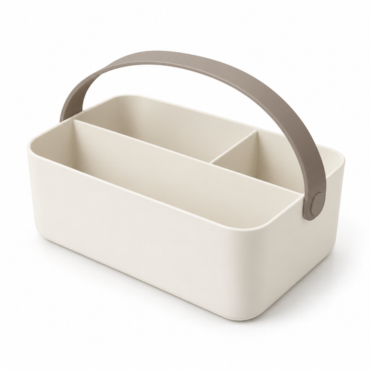 Nestaviar Cream 2-Tier Countertop Storage Rack— Small