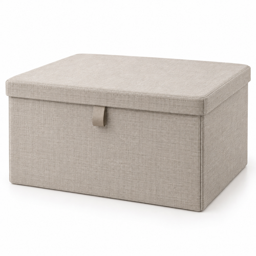 Nestaviar Beige Lidded Storage Box