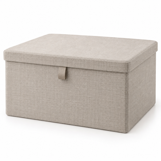 Nestaviar Beige Lidded Storage Box